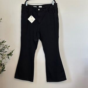 Ava & Viv Black Flare Denim Jeans